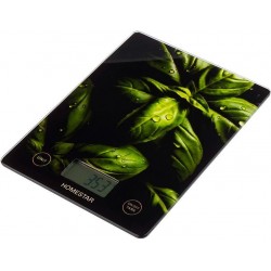 Кухонные весы HOMESTAR HS-3015C (черный/зеленый)