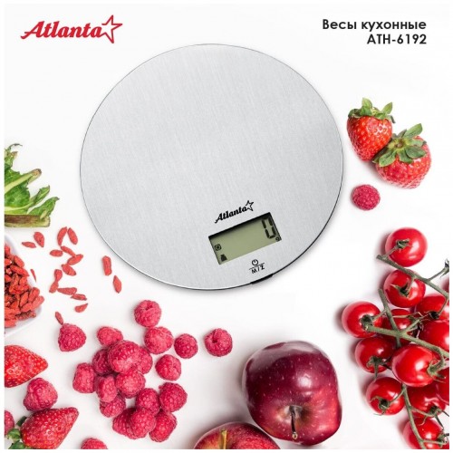 Кухонные весы Atlanta ATH-6192 (серебристый) 1