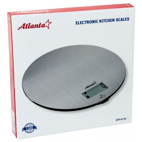 Кухонные весы Atlanta ATH-6192 (серебристый) 2