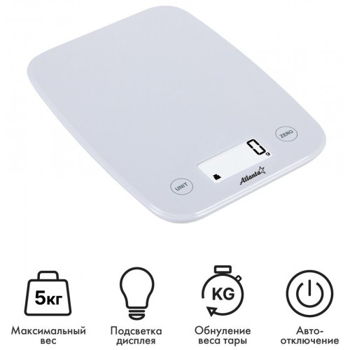 Кухонные весы Atlanta ATH-6198 (белый) 2