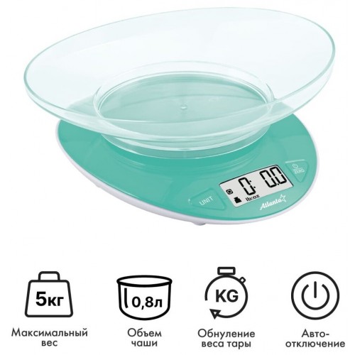 Кухонные весы Atlanta ATH-6199 (зеленый) 