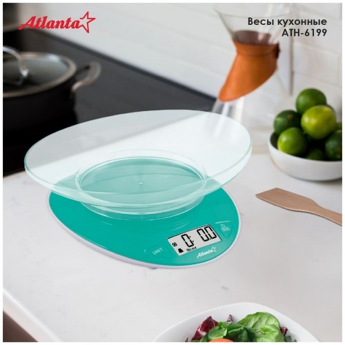 Кухонные весы Atlanta ATH-6199 (зеленый) 3