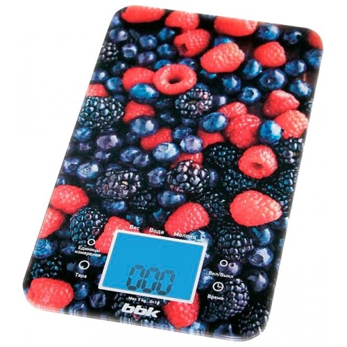 Кухонные весы BBK KS107G (черный/красный) 