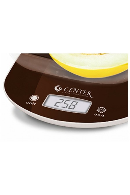 Кухонные весы CENTEK CT-2456 (коричневый) 2