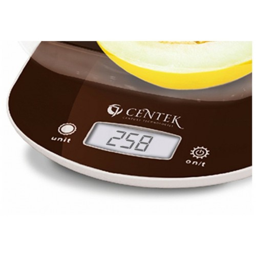 Кухонные весы CENTEK CT-2456 (коричневый) 3