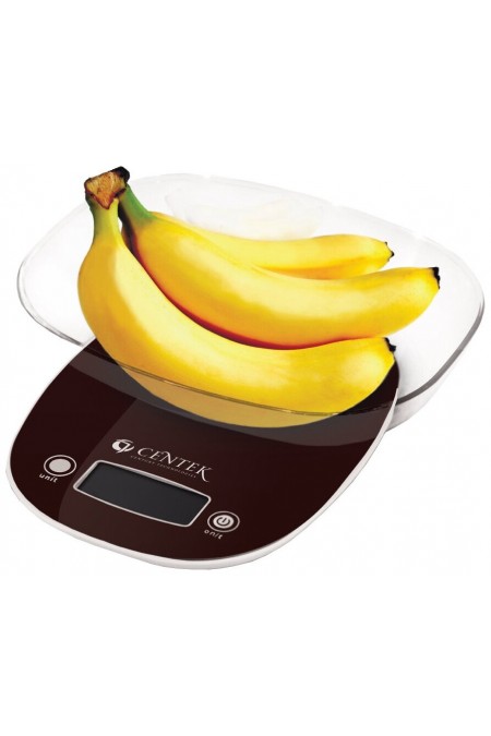 Кухонные весы CENTEK CT-2456 (коричневый) 4