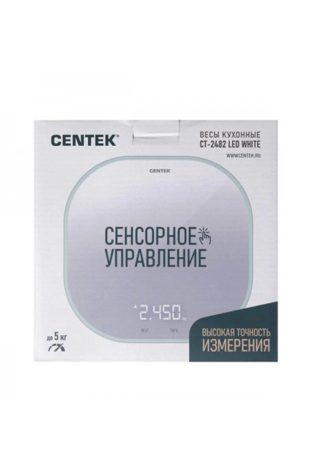 Кухонные весы CENTEK CT-2482 (белый) 3