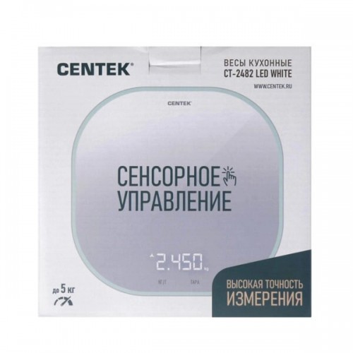 Кухонные весы CENTEK CT-2482 (белый) 3