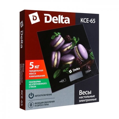 Кухонные весы DELTA KCE-65 (ягодные макарони) 4
