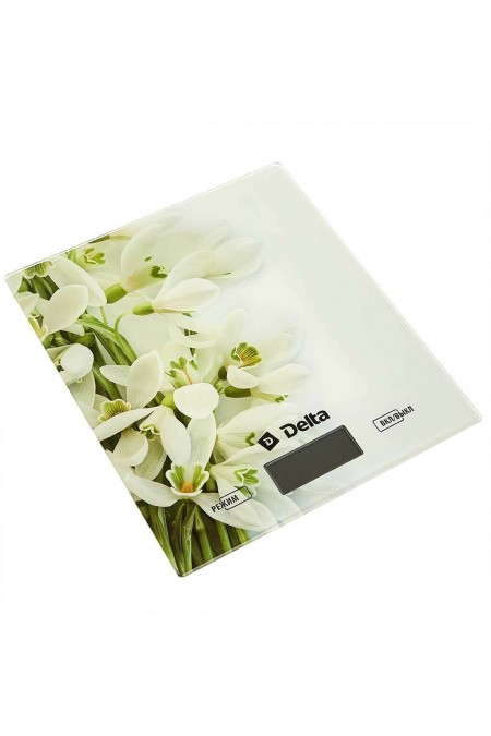 Кухонные весы DELTA KCE-66 (подснежники) 