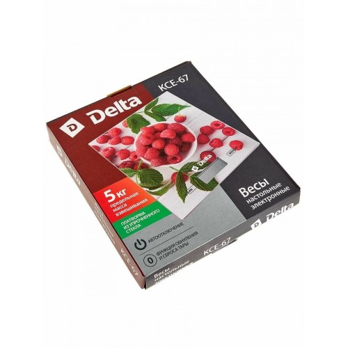 Кухонные весы DELTA KCE-67 (малинка) 1