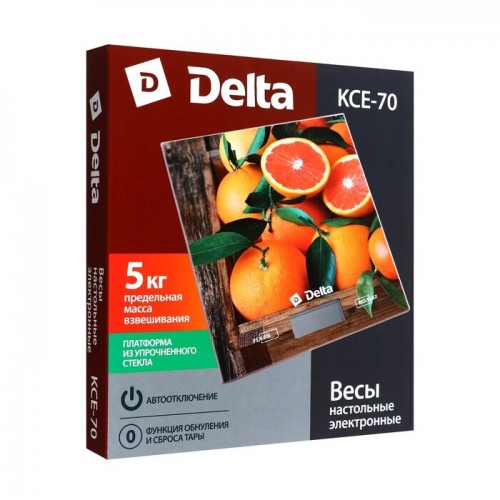 Кухонные весы DELTA KCE-70 (сочные апельсины) 9