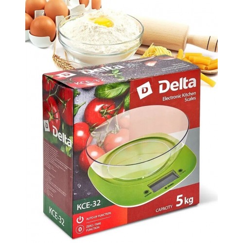 Кухонные весы DELTA КСЕ-32 (зеленый) 4