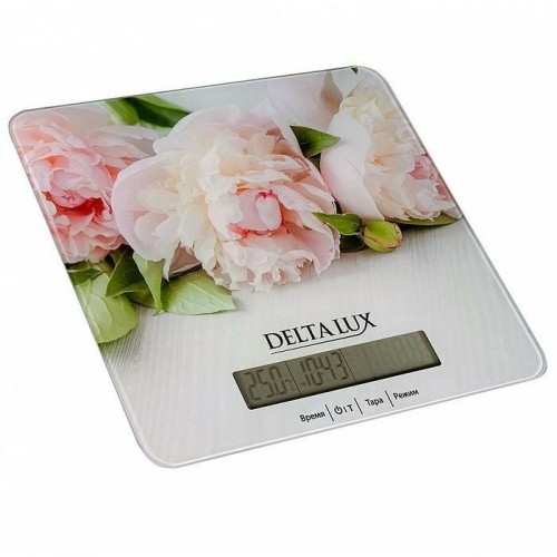 Кухонные весы DELTA LUX DE-006KE (цветы) 6