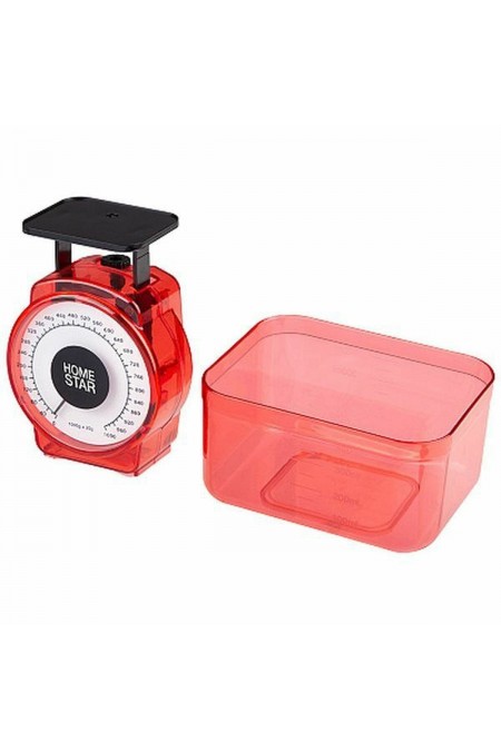 Кухонные весы HOMESTAR HS-3004М (красный) 1