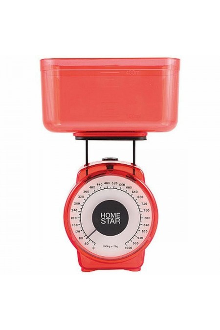 Кухонные весы HOMESTAR HS-3004М (красный) 2