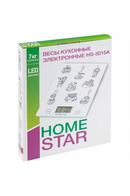 Кухонные весы HOMESTAR HS-3015А (белый) 2