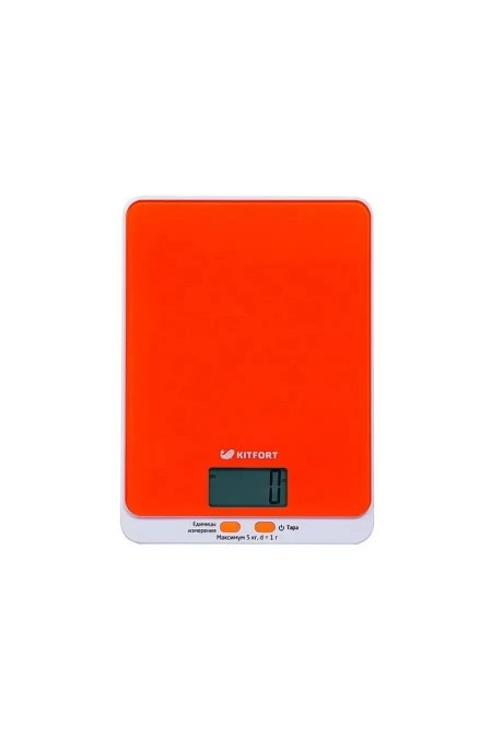 Кухонные весы Kitfort KT-803-5 (оранжевый) 3