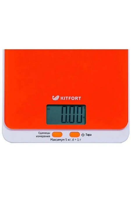 Кухонные весы Kitfort KT-803-5 (оранжевый) 4