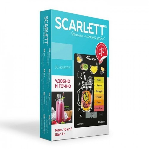 Кухонные весы Scarlett SC-KS57P77 (смузи) 2