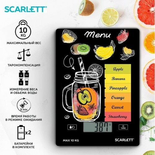 Кухонные весы Scarlett SC-KS57P77 (смузи) 3