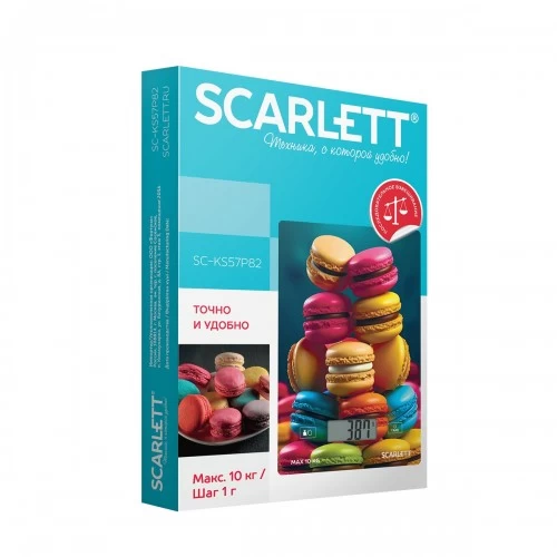 Кухонные весы Scarlett SC-KS57P82 (макаруны) 5