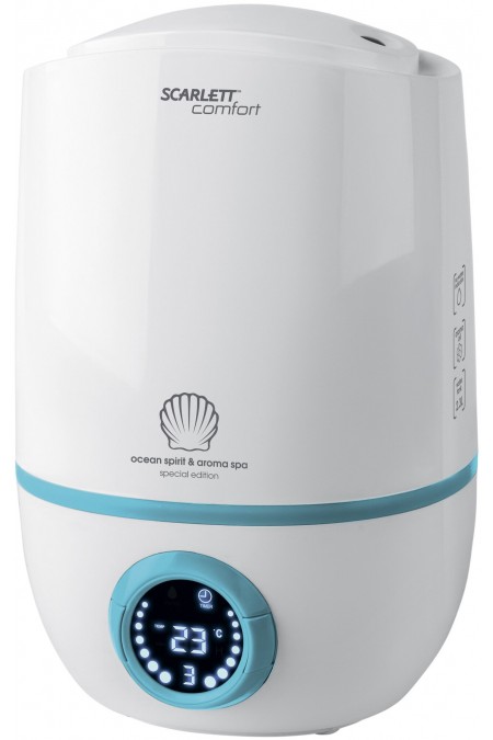 Увлажнитель воздуха Scarlett SC-AH986E05 (белый/голубой) 