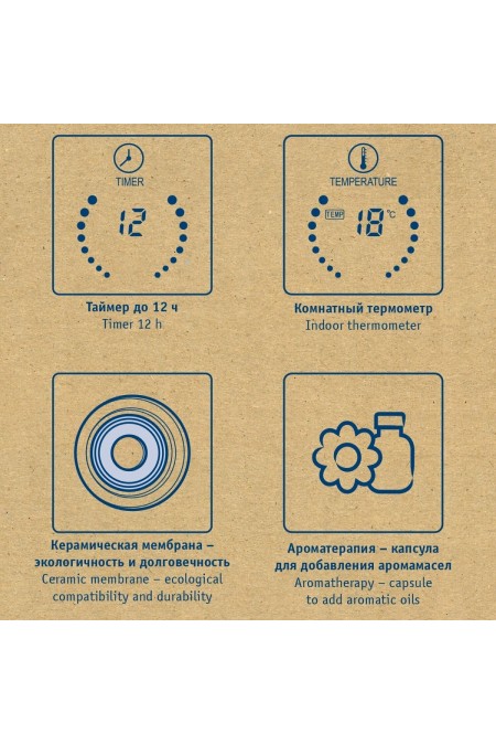 Увлажнитель воздуха Scarlett SC-AH986E05 (белый/голубой) 6