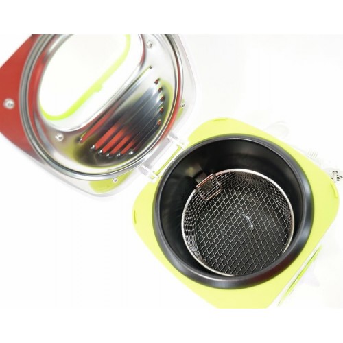 Фритюрница Sakura SA-7654GR (белый/зеленый) 18