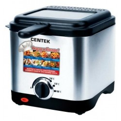 Фритюрница CENTEK CT-1430 (серебристый/черный)