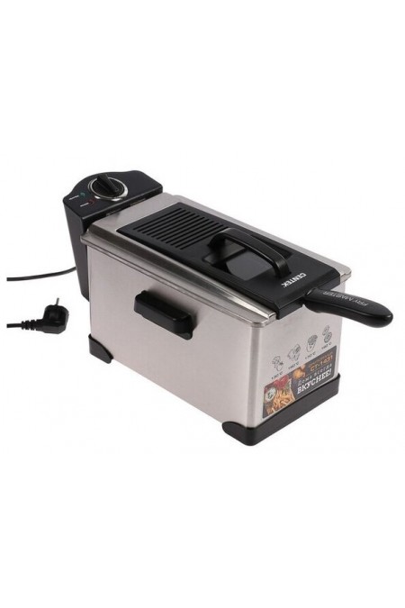 Фритюрница CENTEK CT-1431 (серебристый/черный) 1