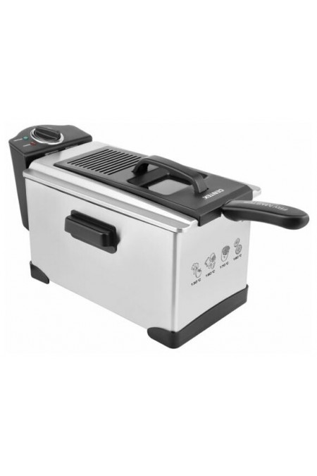 Фритюрница CENTEK CT-1431 (серебристый/черный) 3