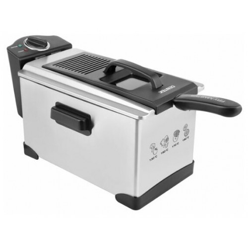Фритюрница CENTEK CT-1431 (серебристый/черный) 3