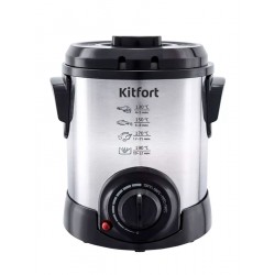 Фритюрница Kitfort KT-2009 (черный/серебристый)