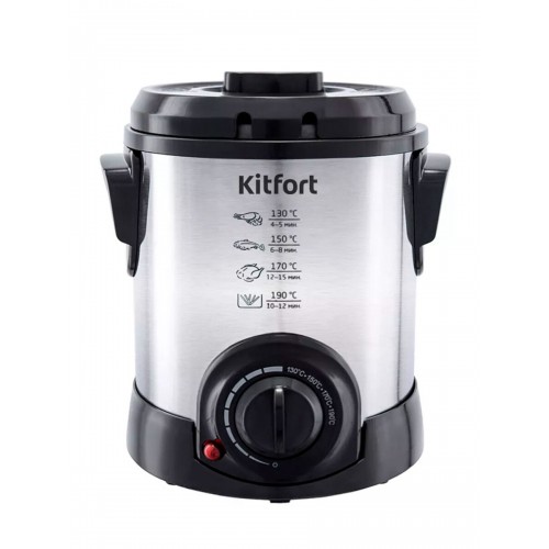 Фритюрница Kitfort KT-2009 (черный/серебристый) 