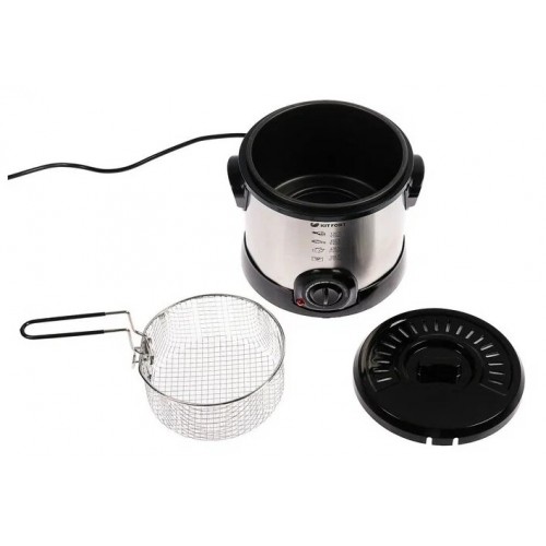 Фритюрница Kitfort KT-2011 (серебристый/черный) 4