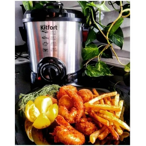Фритюрница Kitfort KT-2011 (серебристый/черный) 9