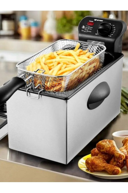 Фритюрница Kitfort KT-2023 (нержавеющая сталь) 6