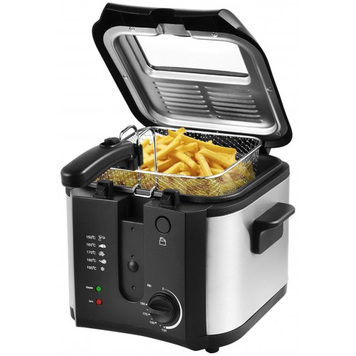 Фритюрница Kitfort KT-2024 (серебристый/черный) 