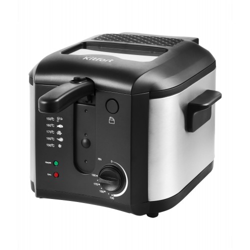 Фритюрница Kitfort KT-2024 (серебристый/черный) 1