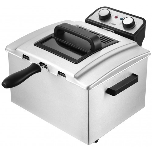 Фритюрница Kitfort KT-2025 (серебристый/черный) 
