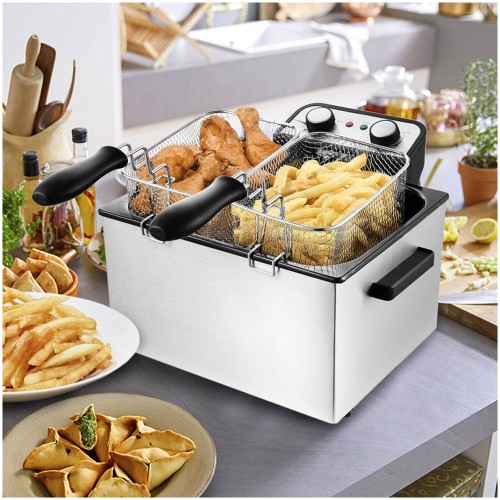 Фритюрница Kitfort KT-2025 (серебристый/черный) 5