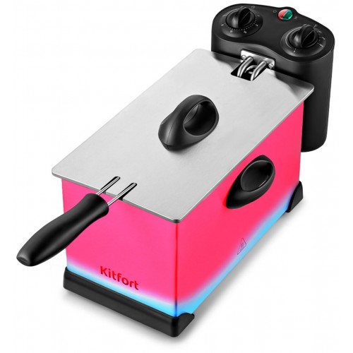 Фритюрница Kitfort КТ-4052 (серебристый) 5