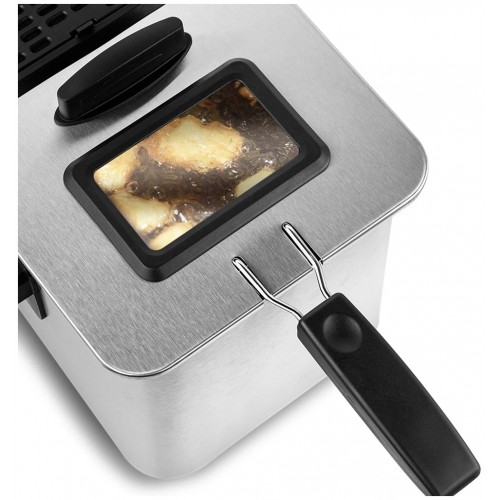 Фритюрница Kitfort КТ-4053 (серебристый) 1