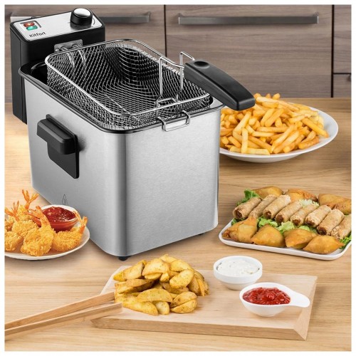 Фритюрница Kitfort КТ-4053 (серебристый) 3