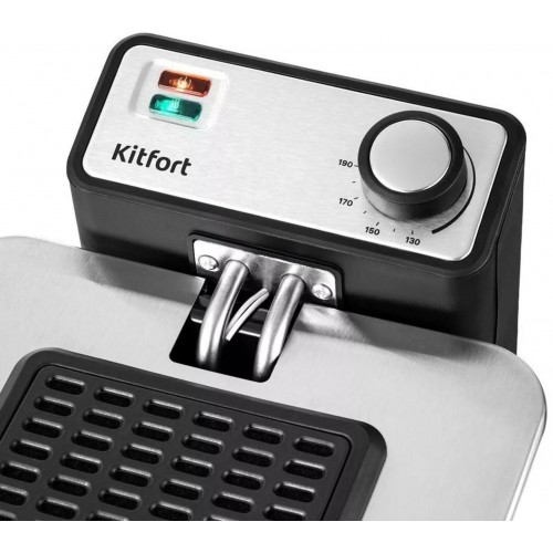 Фритюрница Kitfort КТ-4053 (серебристый) 6