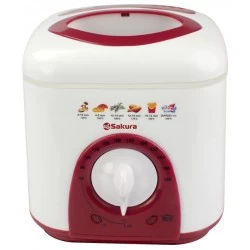 Фритюрница Sakura SA-7654R (белый/красный)