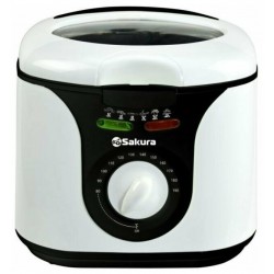 Фритюрница Sakura SA-7669BK (белый/черный)