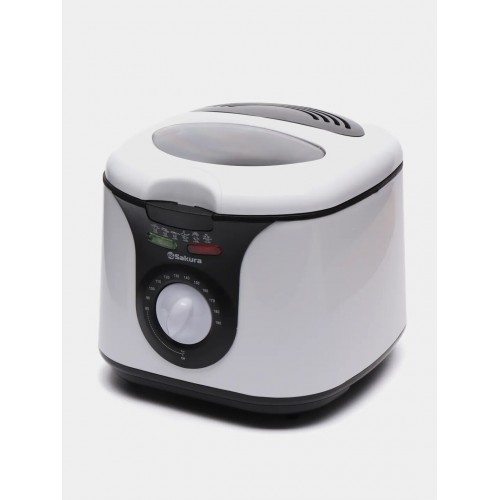 Фритюрница Sakura SA-7669BK (белый/черный) 1