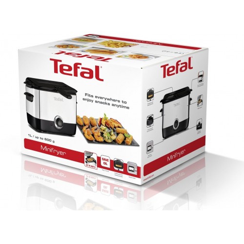 Фритюрница Tefal FF 2200 Minifryer (черный/серебристый) 9